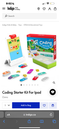 OSMO  Coding Starter Kit for IPad