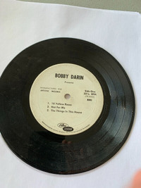 Bobby Darin - 33 1/3 rpm - 18 Yellow Roses/Not For Me/…