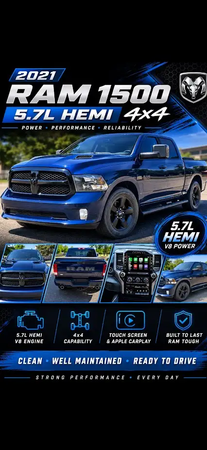 2021 Ram 1500 Classic MIdnight Edition 4×4**