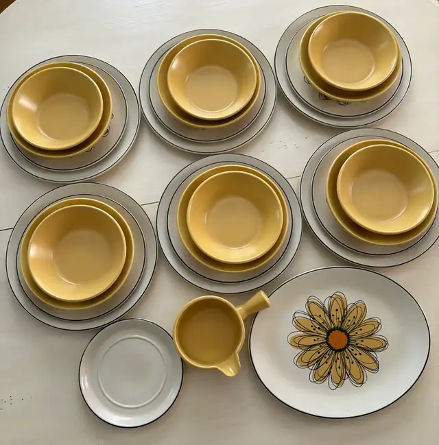 Midwinter Stonehenge Flowersong Dinnerware Set