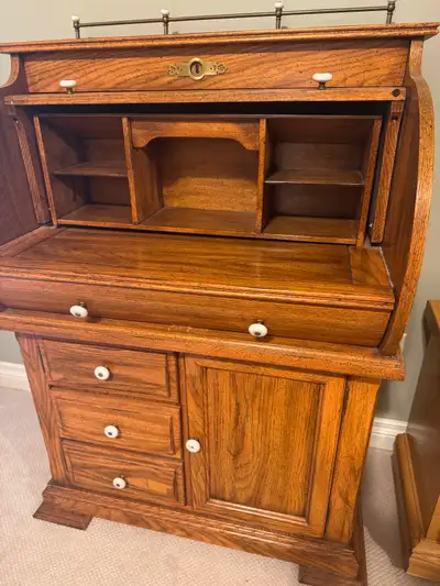 Antique Roller Desk, View more