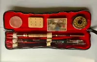 Vintage Five-Piece Fly Rod Outfits, Reel, 2 Lures boxes, Fishing