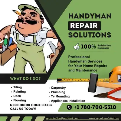 Experienced Handyman, Fences, Decks, Posts Repair and installati, View more