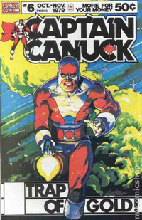Captain Cannuck 1975-1981 Comely Comics