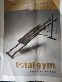Total gym exercise system
