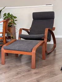 Rocking chair & foot stool 