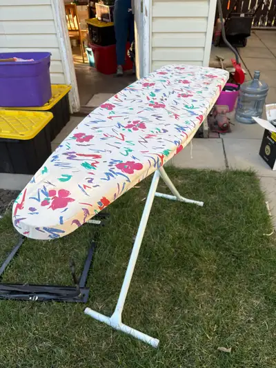 Iron and ironing board, View more