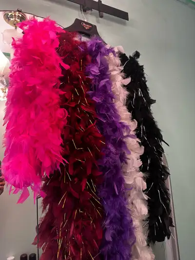 foulards en plume BOAS, colorés, de fantaisie, View more