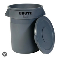 Rubbermaid BRUTE Waste Container & Lid - 166 Litre