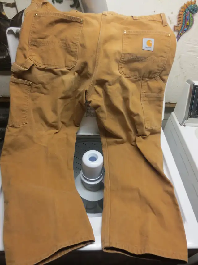 USA Carhartt Pants Men's 40x30 Canvas Workwear RN 14806 lot of 2 in Men's in Timmins - Image 8