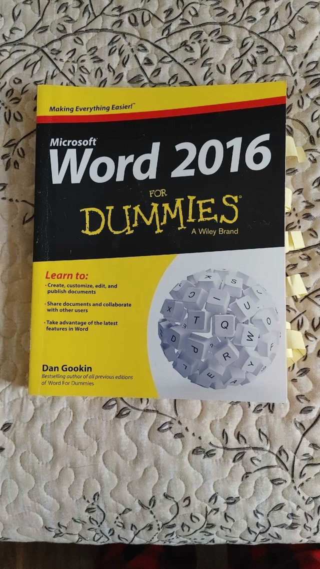 Word 2016 for Dummies  in Non-fiction in North Bay