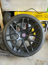 HRE FF01 Rims With Tires 19”/9.5/eta+40 5x114.3 