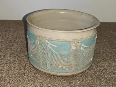 Handmade Decorative Textured Design Art Bowl, View more