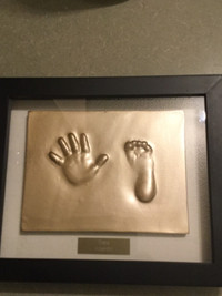 Baby/sibling/parent/pet hand and foot/ paw prints 