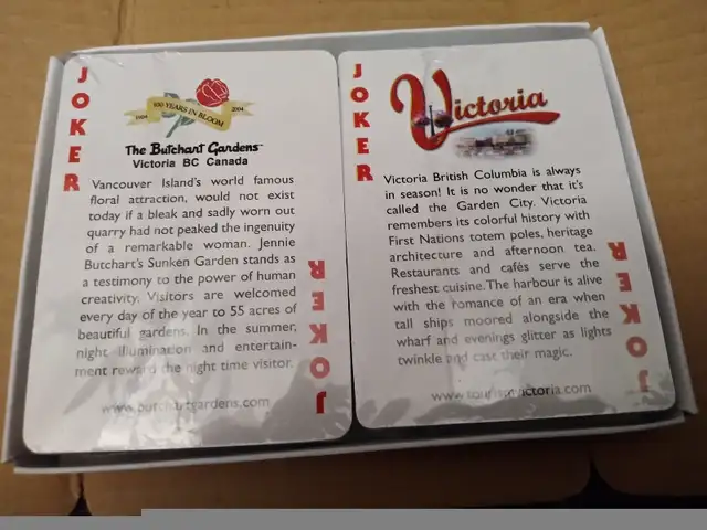 Victoria British Columbia Canada sealed playing card set  in Toys & Games in Kitchener / Waterloo - Image 5