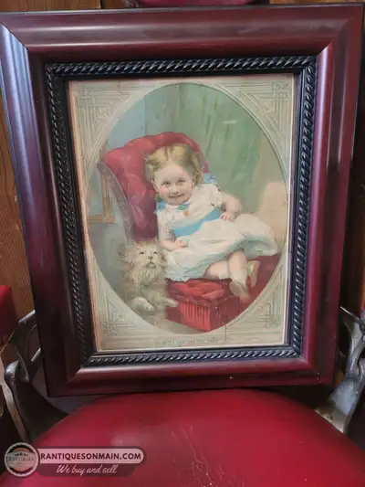 Antique Victorian Print, View more