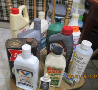Motor Oils, 2-Cycle Motor Oils, Car Wash Fluids etc.