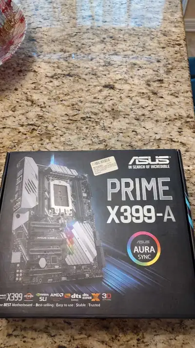 Carte mère ASUS PRIME X399-A AMD Threadripper TR4 DDR4 M.2 U.2 X 399 EATX HEDT Motherboard with USB...