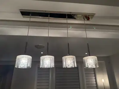 Dining table or kitchen island light fixture, View more