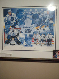 Signed Toronto Maple Leaf Picture 