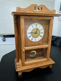 Oak clock for sale