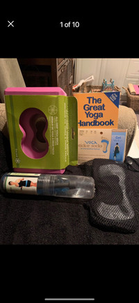 NEW ‘ YOGA ‘ SET ! SOCKS•CD•JUMP ROPE•HANDBOOK•YOGA BRICK ! 