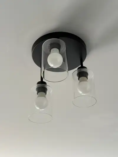 With a warm matte black finish, it brings a refined modern farmhouse look to your home. The chic rec...
