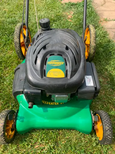 Yard Work 173CC Excellent Condition Lawn Mower for sale. Start in first full. Good maintenance. Engi...