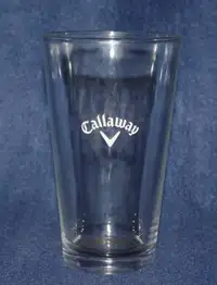 Callaway Branded Shaker Style Beer Glass