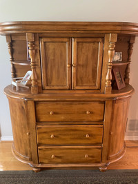 Rustic dining room table, hutch, buffet, coffee & end tables