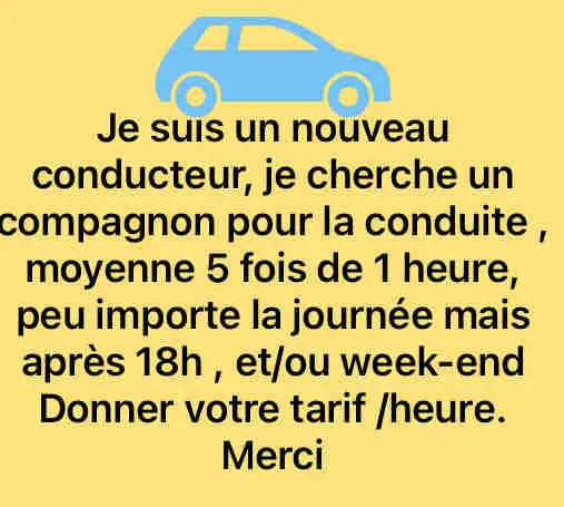 Driving Instructor Sought