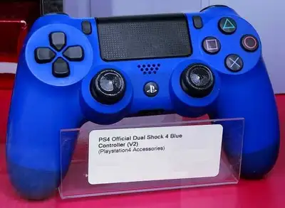 Selling a blue PS4 DualShock controller in good condition. It’s been used but still works well with...