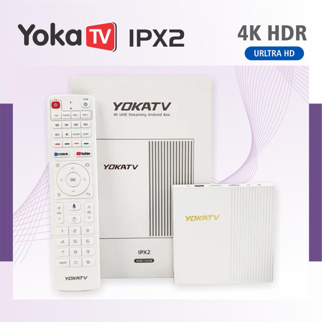 Yoka tv IPX2 -High tech 4k android streaming  box in General Electronics in Mississauga / Peel Region