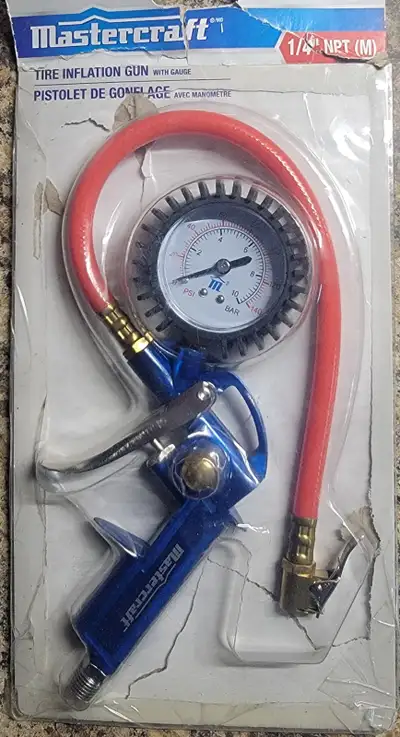 Mastercraft Tire inflation Gun with gauge., View more