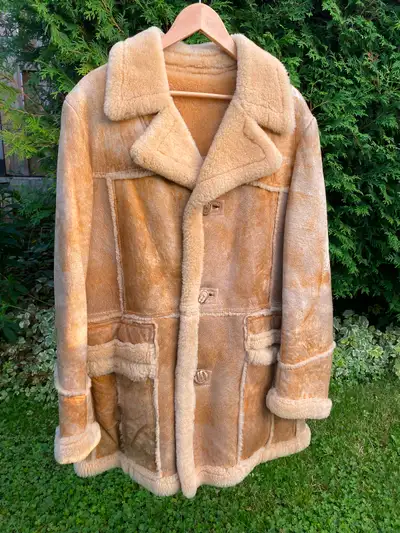 Vintage Sears Sheepskin Coat, View more