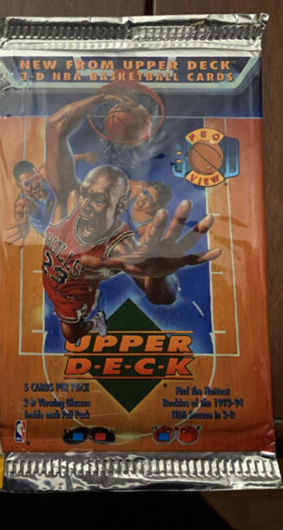 1993-94 UPPER DECK 3D NBA BASKETBALL, View more