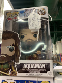 Aquaman DC Pop Funko #205 Boxed Booth 279