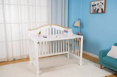 BabyTeddy 7 in 1 Convertible Baby Wooden Cot Crib SOR2016-152 Ce, View more