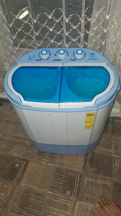 This is a workable washing machine which you can use it at home to wash your small and usable clothe...