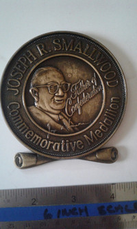 JOEY SMALLWOOD NFLD, Commemorative Confederation Medallion, 1989