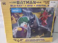 Lego batman kids lunchbox with blue ray DVD 