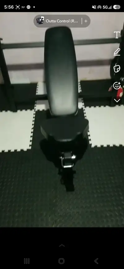 Bench press and weights, View more