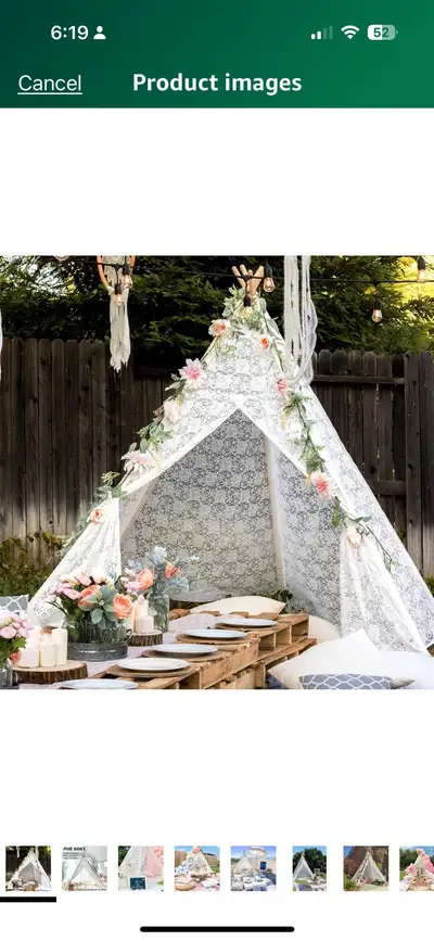 Lace Tent, View more