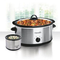 8 Qt. Stainless Steel Slow Cooker, with Little Dipper