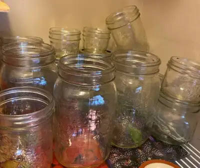 Mason jars with lids, View more