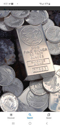 Buying Silver bars, silver coins