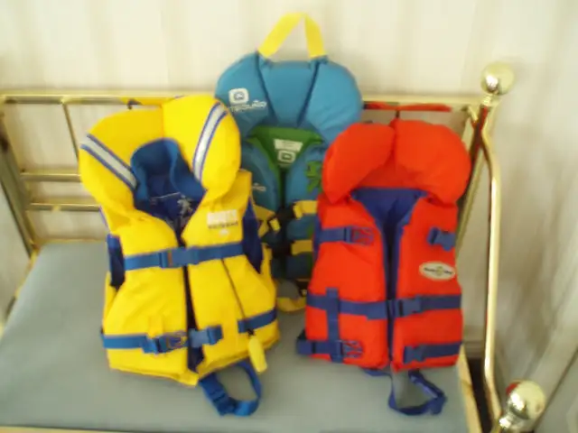 LIFE JACKETS  --  CHILDRENS - LIKE NEW