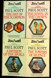 THE RAJ QUARTET (Jewel in the Crown Books 1-4)by Paul Scott~NICE