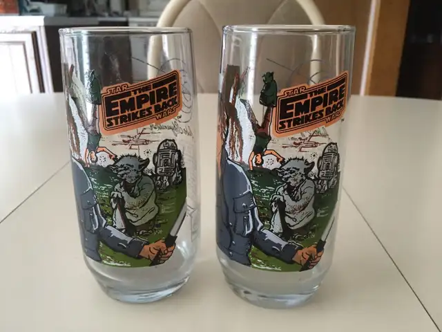 The Empire Strikes Back Luke Skywalker 1980 Burger King glass. in Arts & Collectibles in Mississauga / Peel Region - Image 3
