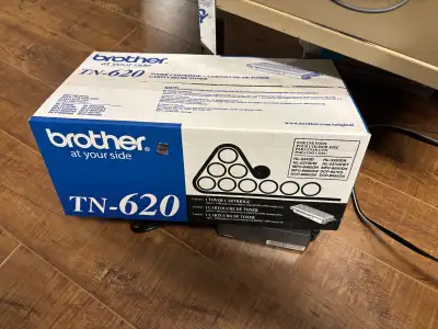 Brother TN-620 black toner cartridge, View more